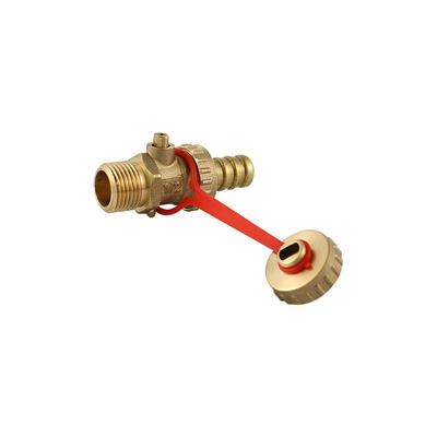 YT4009 with red belt，sandblasting and brass color 1/2"