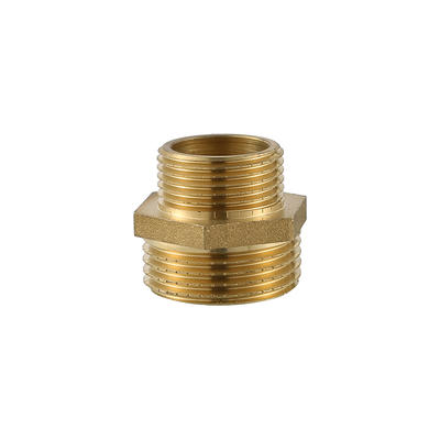 YT7009  brass connector,  sandblasting and brass color1/2"X3/4"