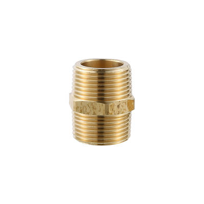 YT7010  brass connector,  sandblasting and brass color3/4"X3/4"