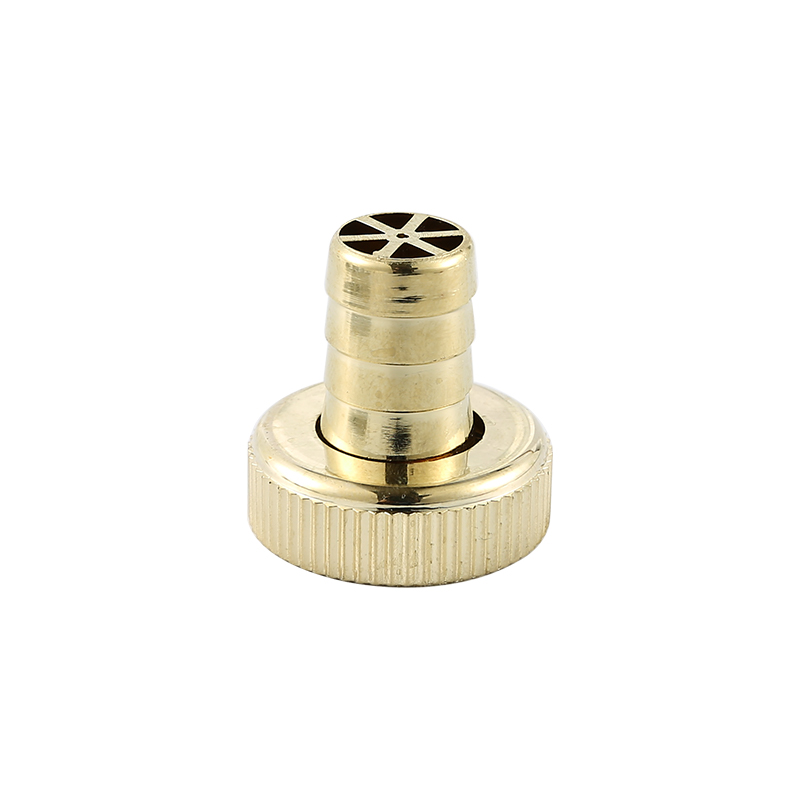 YT7040  ABS hose connector , brass color3/4",1"