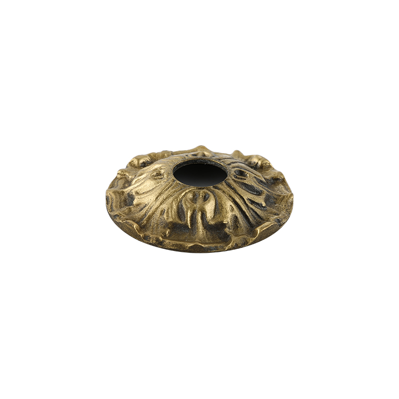 YT7045 ancient brass color. big rosette1/2"