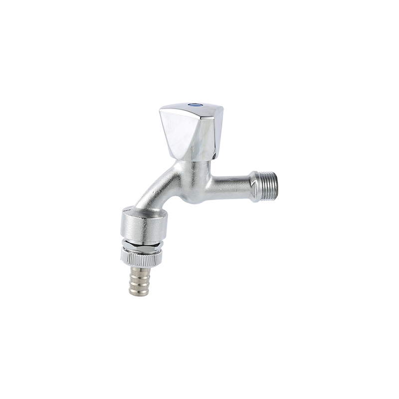 YT1027 Bibcock chrome and sandblasting, back flow preventer & anti vaccum device in flow form1/2"