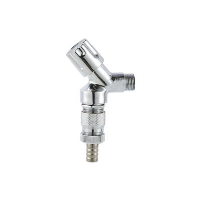 YT1029 Bibcock chrome and polish, back flow preventer & anti vaccum device in flow form,hose burst protection1/2"