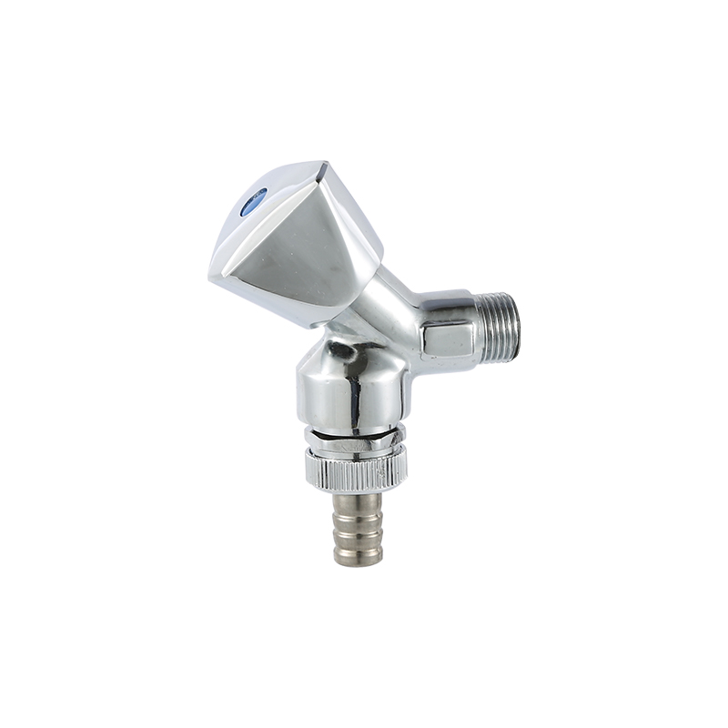 YT1030 Bibcock chrome and polish, back flow preventer & anti vaccum device in flow form1/2"
