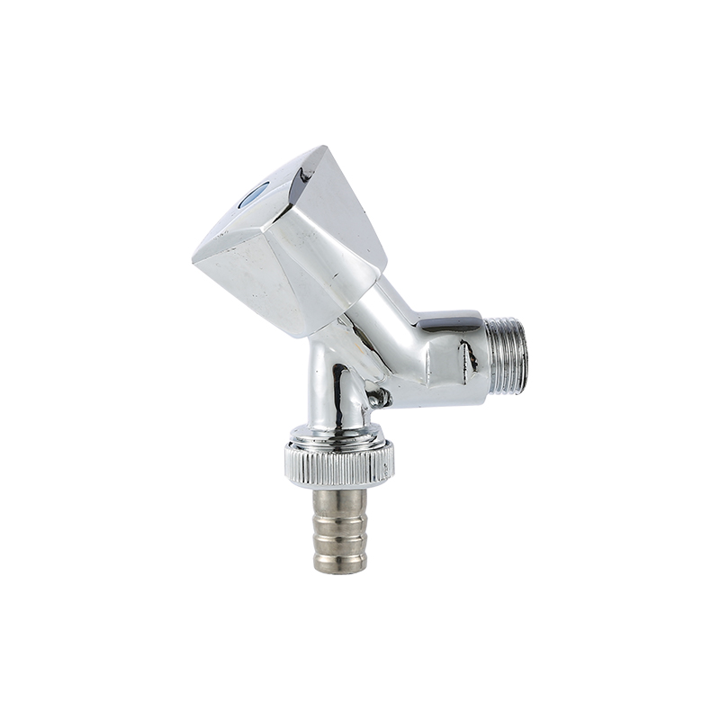 YT1033 Bibcock chrome and polish, back flow preventer1/2"