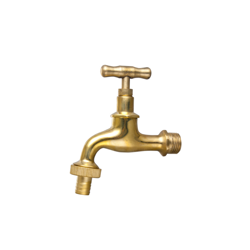 YT1020 Bibcock brass and polish,    1/2"x3/4"