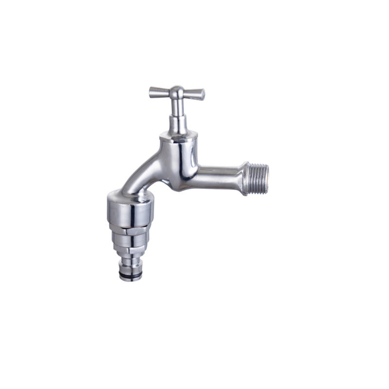 YT1026 Bibcock chrome and polish, back flow preventer & anti vaccum device in flow form1/2"